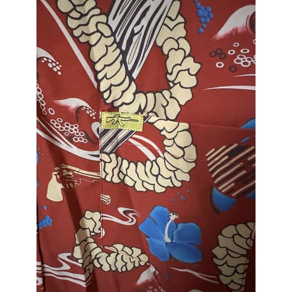 Retro Rifle Fear N Loathing In Las Vegas Dr. Gonzo Hawaiian Shirt Men's 3XL - Picture 3 of 12